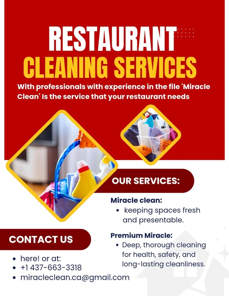 Cleaning services at Whitby