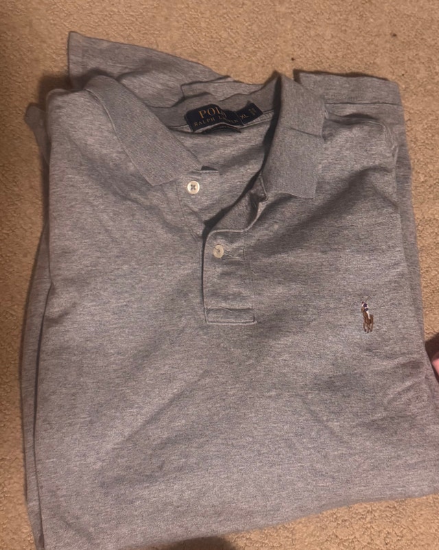 Polo RL grey shirt XL