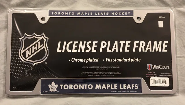 Toronto Maple Leafs Chrome License Plate Frame thumbnail