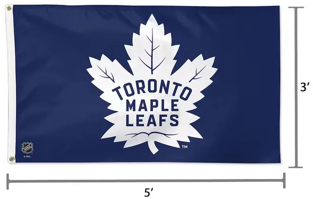 Toronto Maple Leafs Official Deluxe Flag Banner 5 ft x 3 ft image indicator(2)