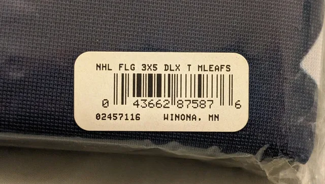 Toronto Maple Leafs Official Deluxe Flag Banner 5 ft x 3 ft image indicator(3)