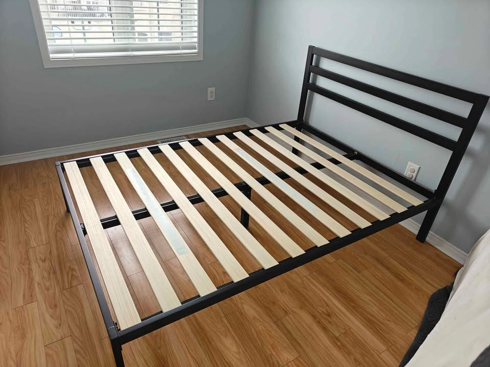 Metal Bed Frame with Slatted Base - photo 5