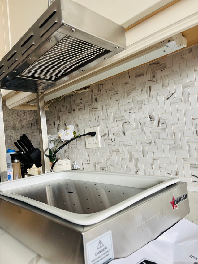 Brand new Omcan commercial food warmer fry chip dump - photo 3