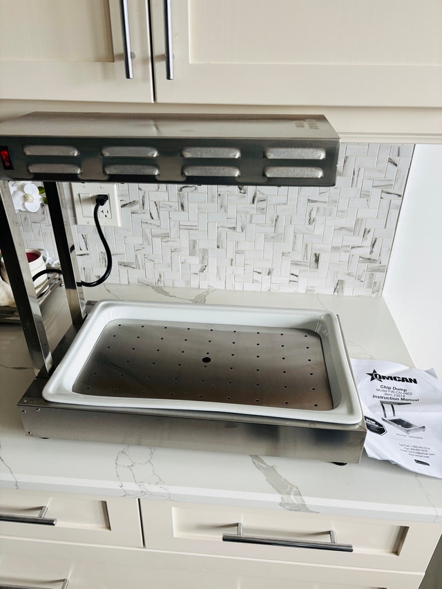 Brand new Omcan commercial food warmer fry chip dump - photo 4