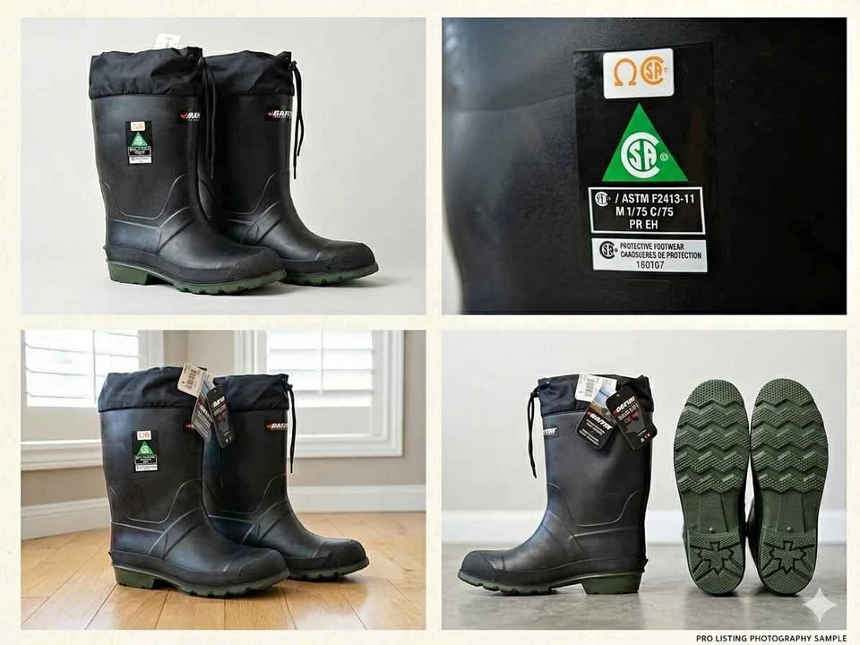 BRAND NEW BAFFIN HUNTER STP CSA SAFETY BOOTS – MEN'S SIZE 9