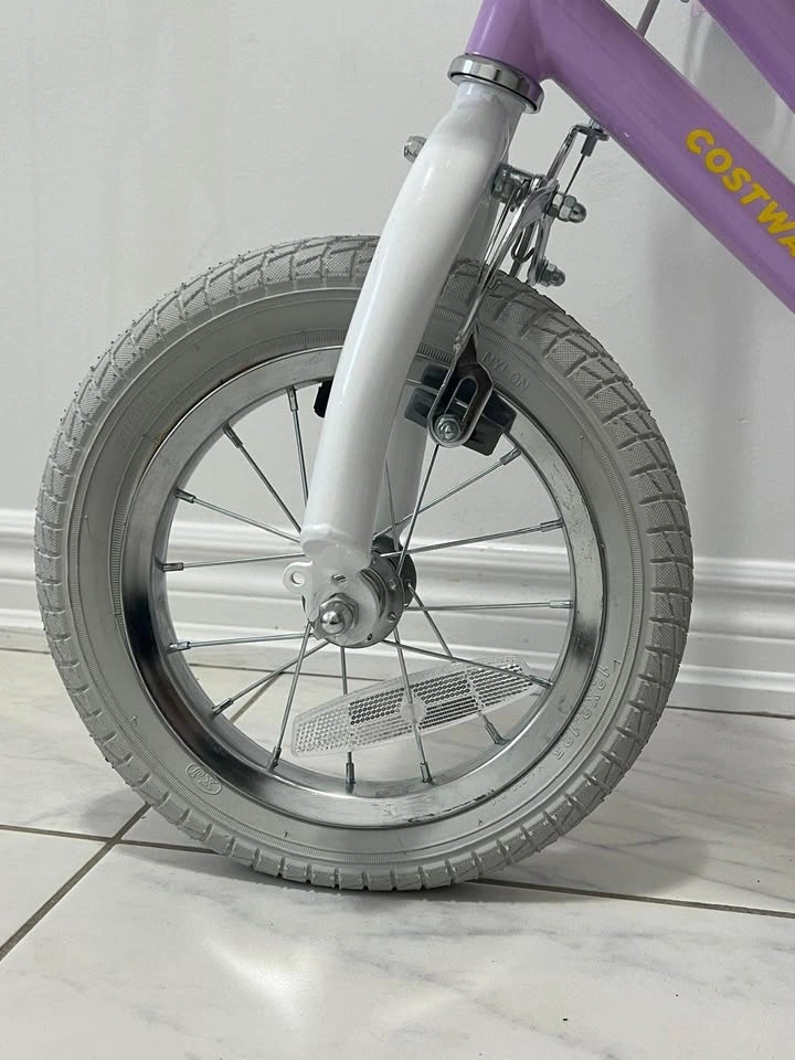NEW Costway 12” Kids Bike w/ Training Wheels, Basket & Doll Seat - photo 4