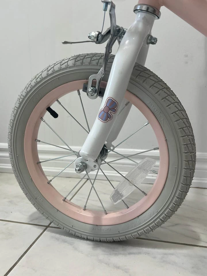 NEW OLAKIDS 12” Girls Bike w/ Training Wheels, Basket & Doll Sea - photo 3