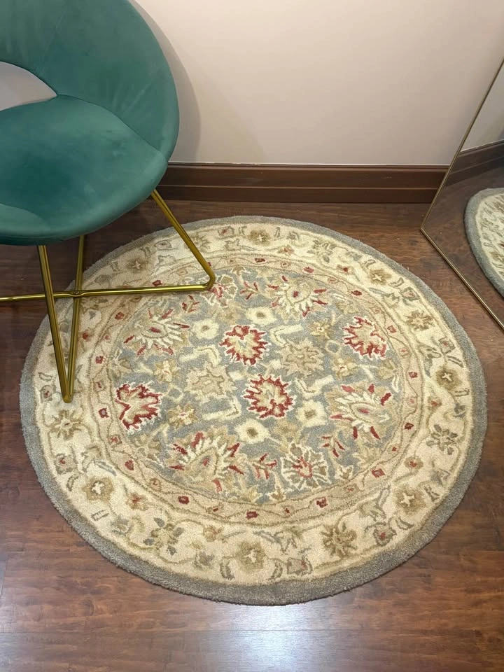 Birch Lane Handmade Wool Round Area Rug - photo 2