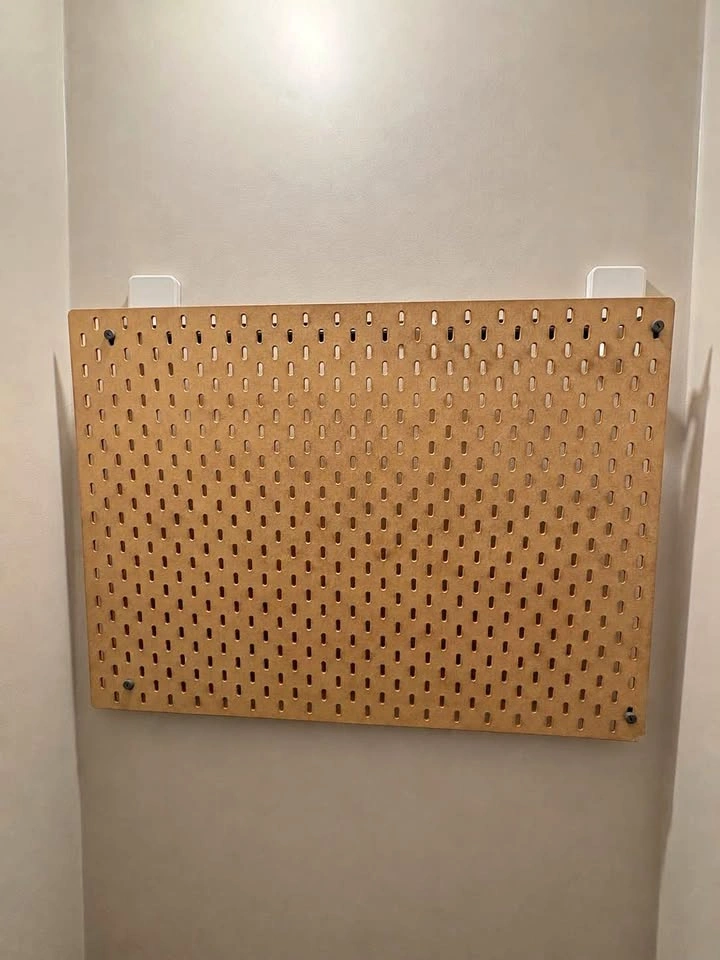IKEA SKÅDIS Pegboard (Wood Finish) + Mounting Hardware Included