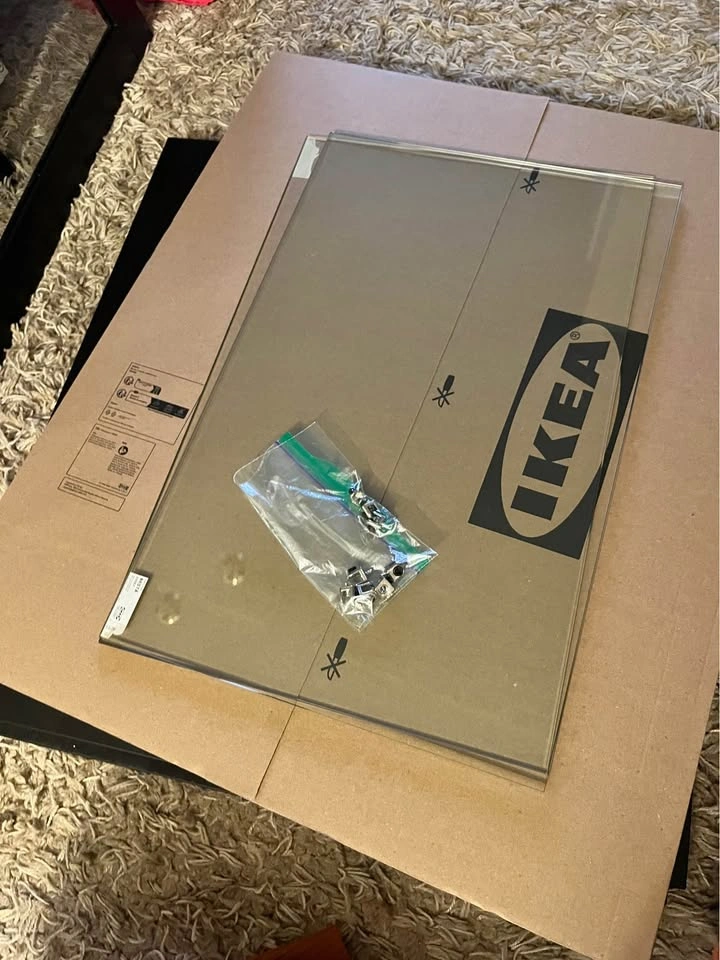 Ikea Besta Doors & Glass Shelves - photo 4