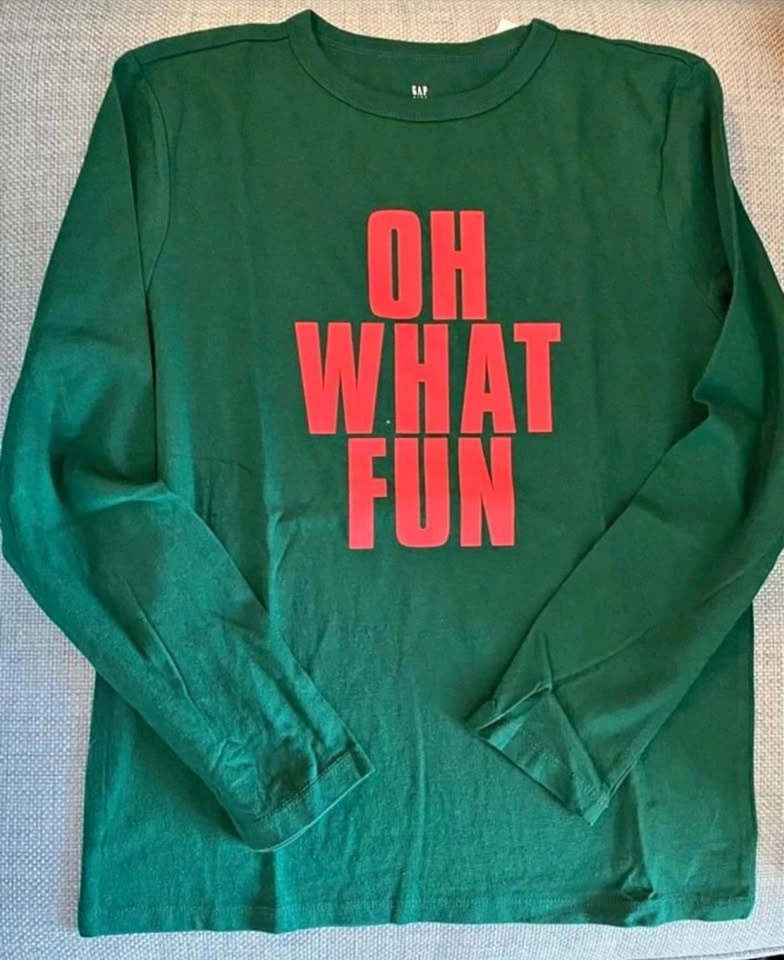 GAP Kids Long-Sleeved Tee ~ BNWT ~ Size Large (10)⚽️
