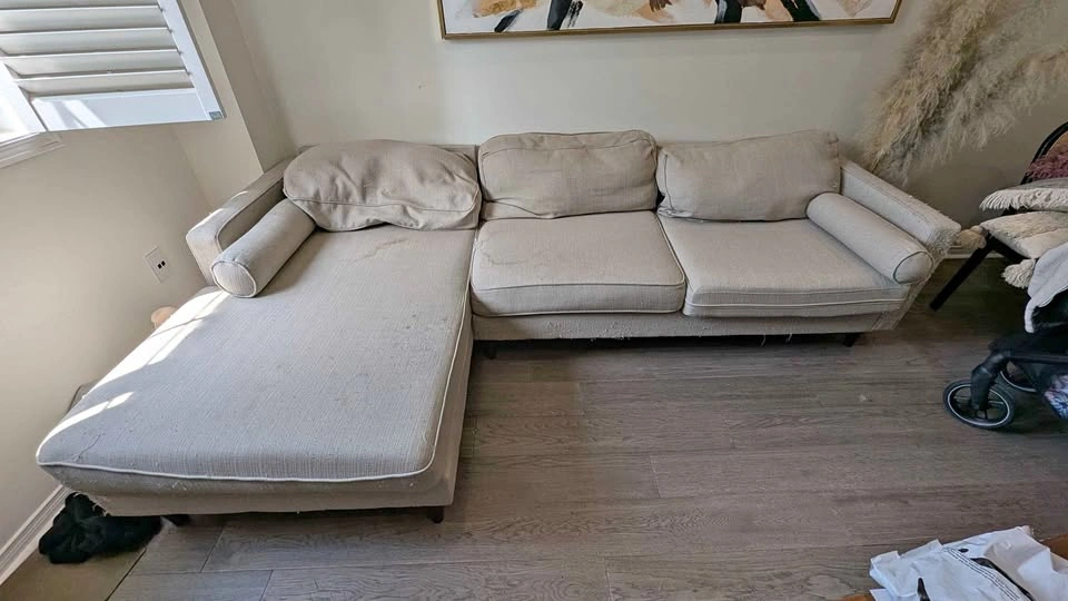 L-Shaped Sectional Sofa with Chaise