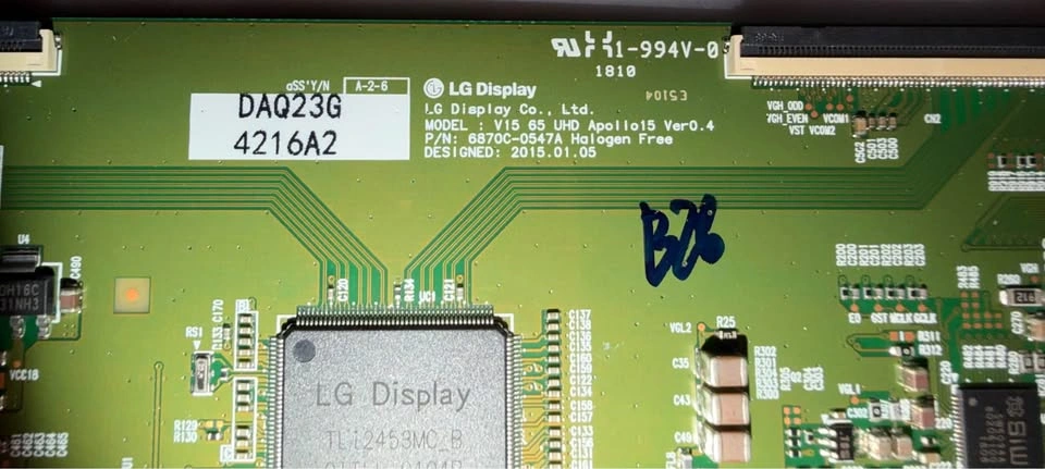 LG T-Con timing controller board for 65” TV - photo 2