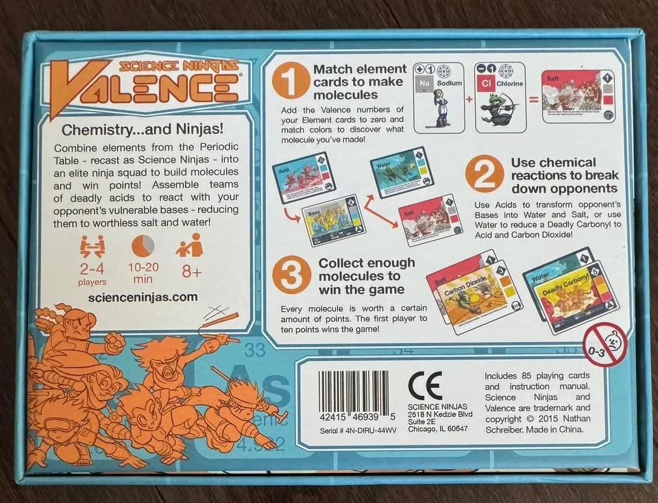 Science Ninjas: Valence Card Game ⚽️ - photo 3