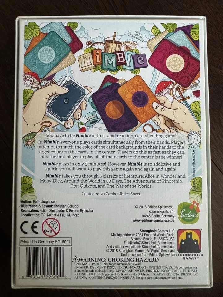 Stronghold Games Nimble Board Game ~ Ages 7 and up ⚽️ - photo 3