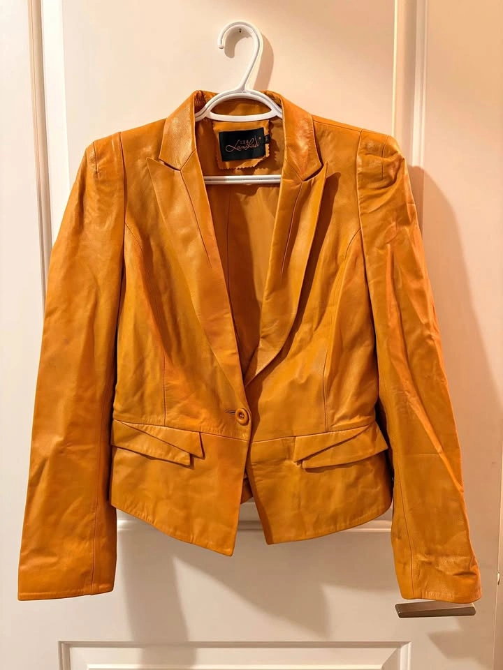 Women’s faux leather jacket