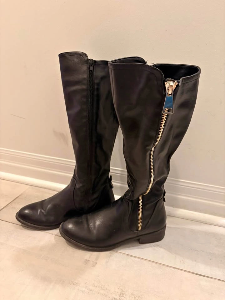 CALLITSPRING BLACK WOMEN BOOTS size 6.5
