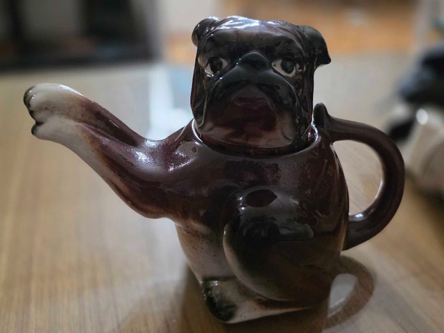 1930s Bulldog Teapot - Excellent Condition - Germany