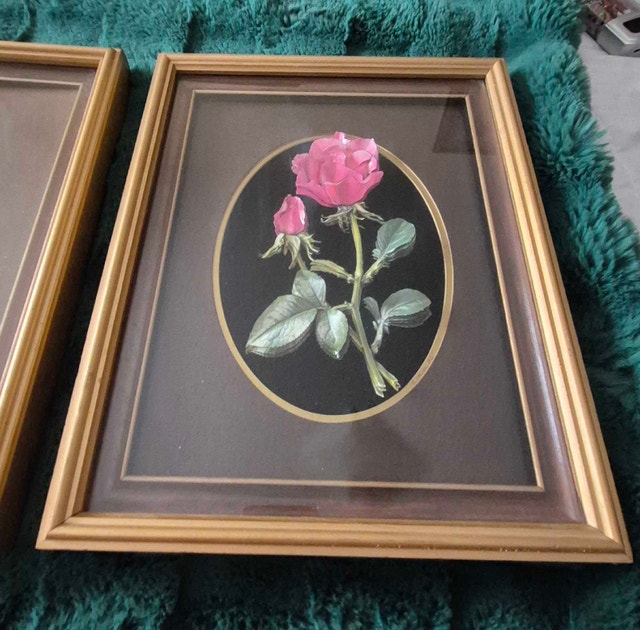 3 Rose Paper Decoupage 11.5"x9.5" - photo 2
