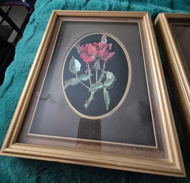 3 Rose Paper Decoupage 11.5"x9.5" - photo 4