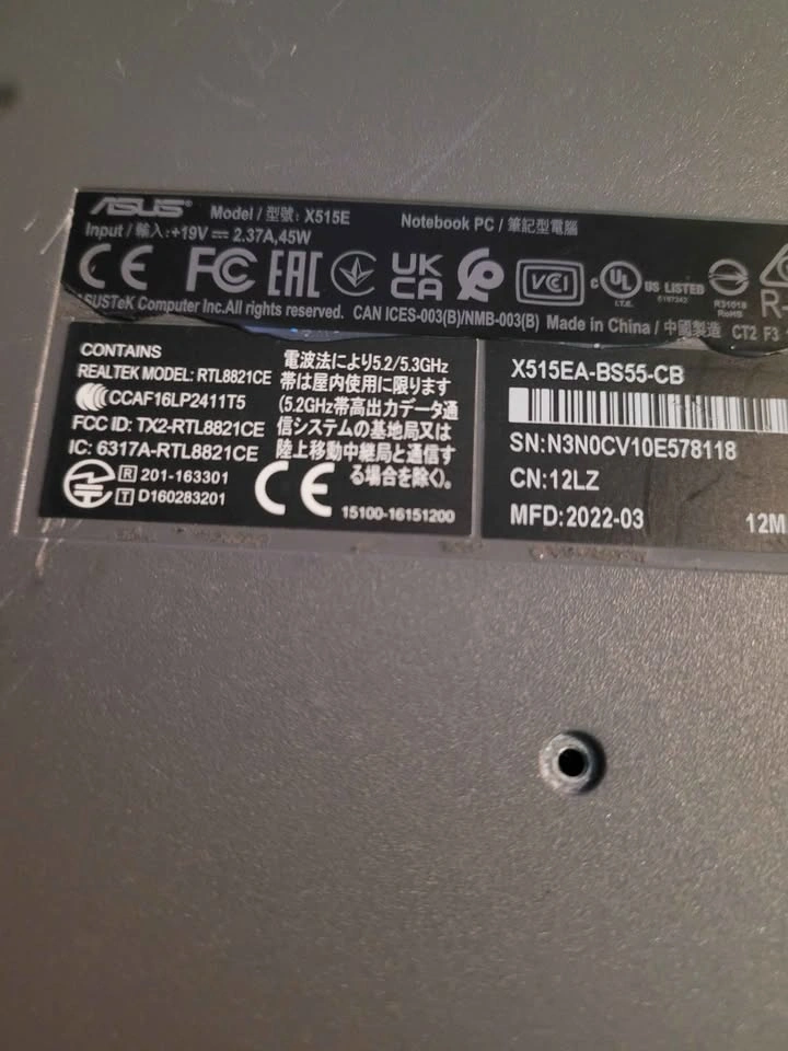 ASUS VivoBook 15 X515 i5-1135G7 1TB SSD 8GB RAM - photo 2