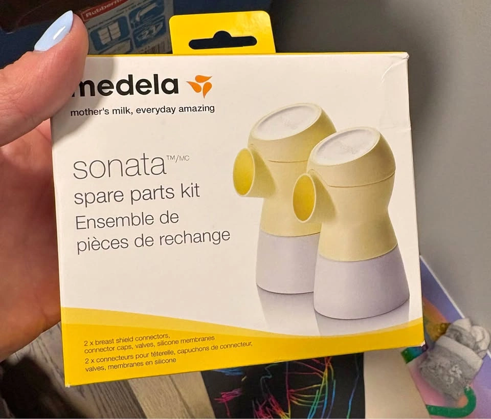 Medela Sonata Spare Parts Kit & Storage Bottle Set New