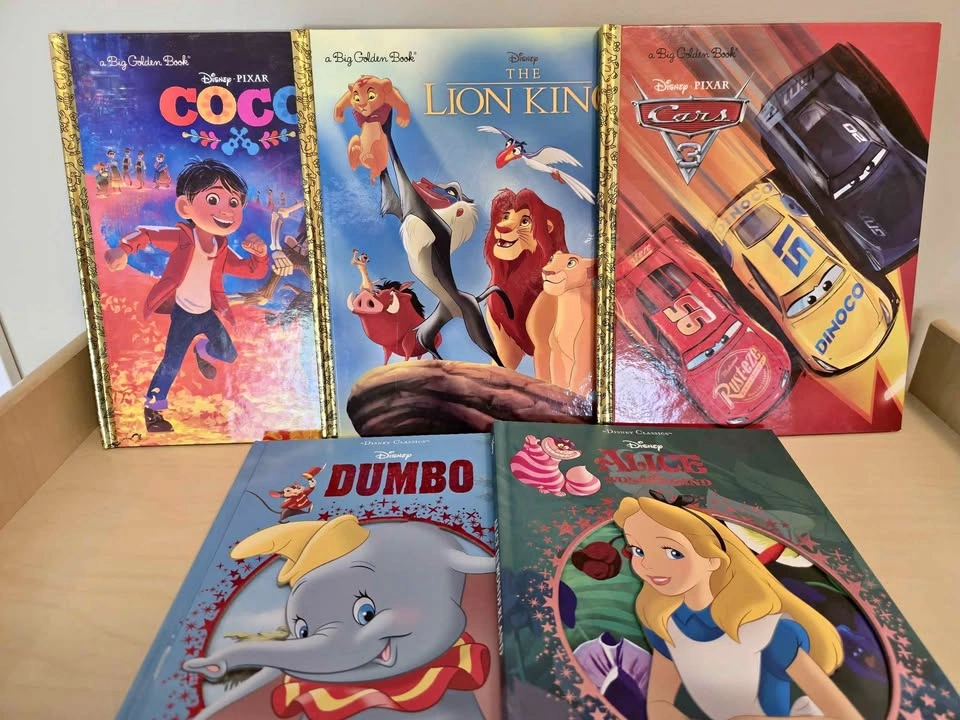 Disney Big Golden Book Lot of 5
