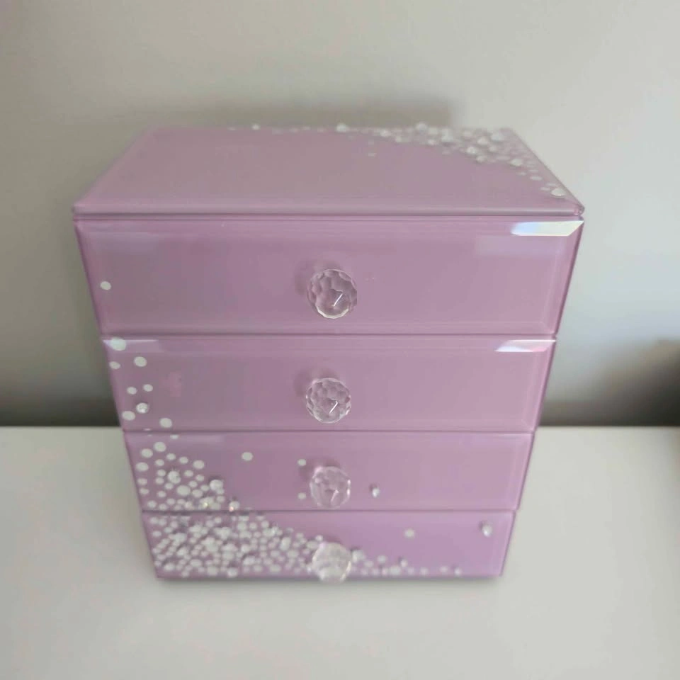 Gorgeous Glass Purple Jewelry Box - photo 3