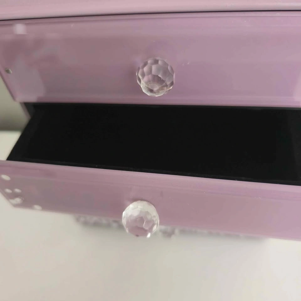 Gorgeous Glass Purple Jewelry Box - photo 5