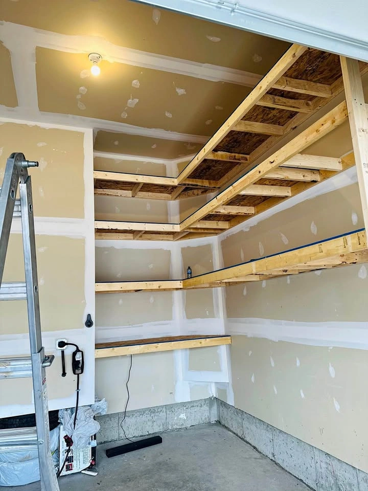 Garage shelves