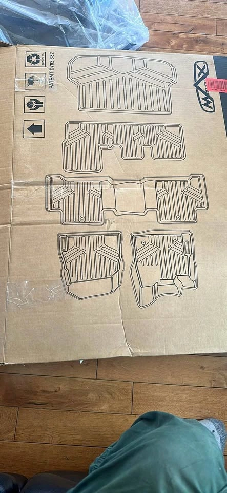 Volkswagen Atlas All-Weather Floor Mats 2-Row Set