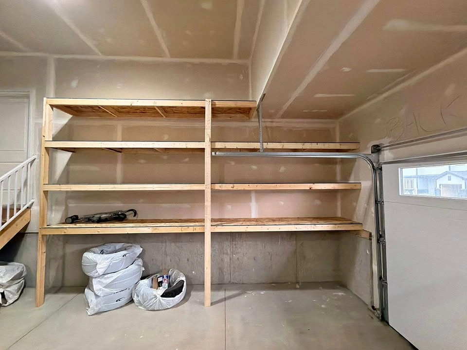 Garage shelves