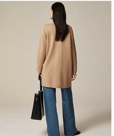 J.Crew Women's Juliette Collarless Sweater-Blazer - Size S ⚽️ - photo 4