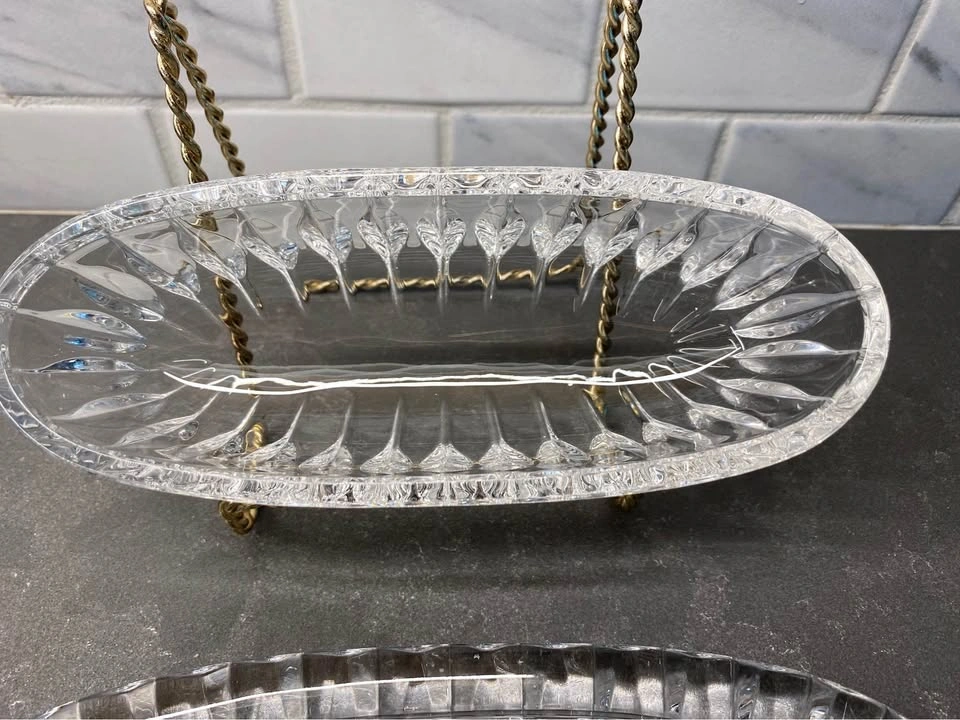 Vintage Mikasa Crystal 1/4 Pound Butter Dish in the Park Lane Pa - photo 3
