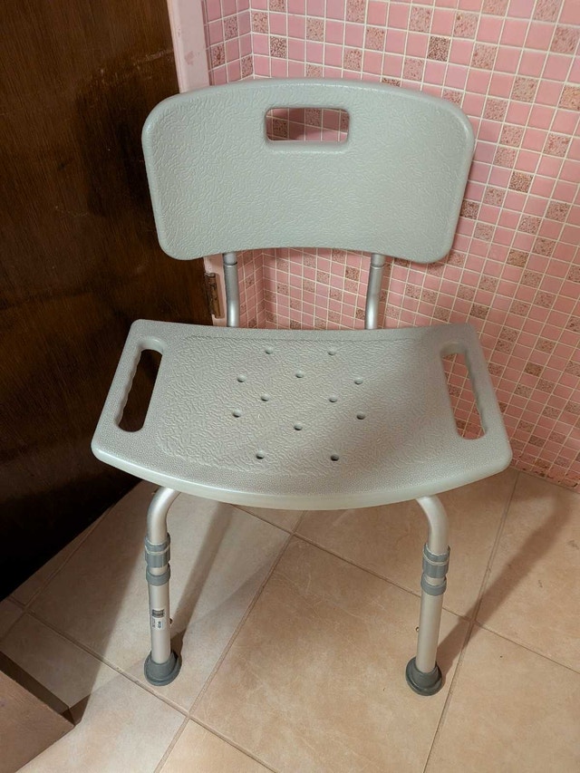 Shower Chair with Backrest