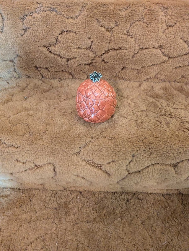Ceramic Pineapple Trinket Dish