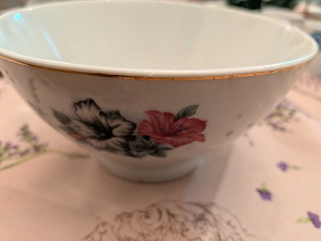 Floral Porcelain Bowl