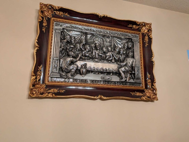 Last Supper 3D Metal Wall Art