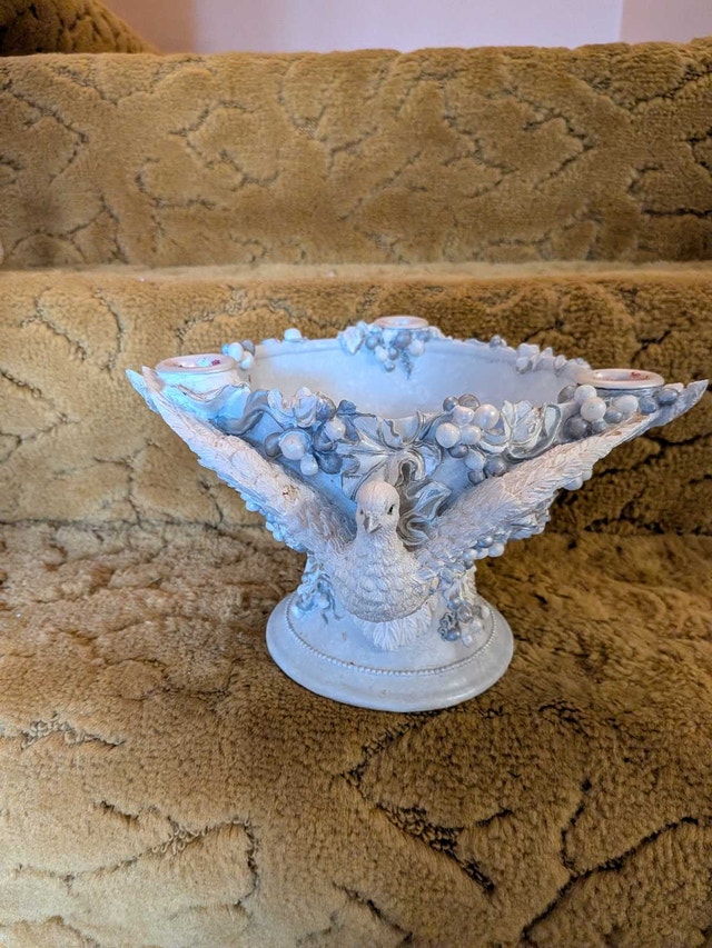 Dove Candle Holder Bowl