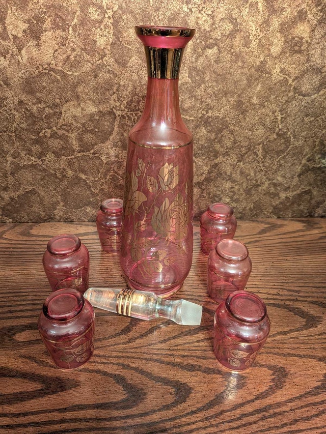 Vintage Decanter Set