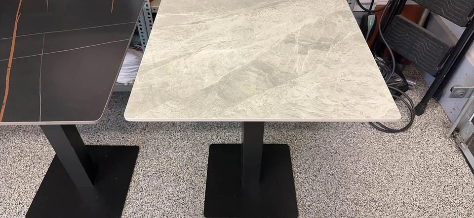Scratch resistant restaurant tables, sinter stone top - photo 3
