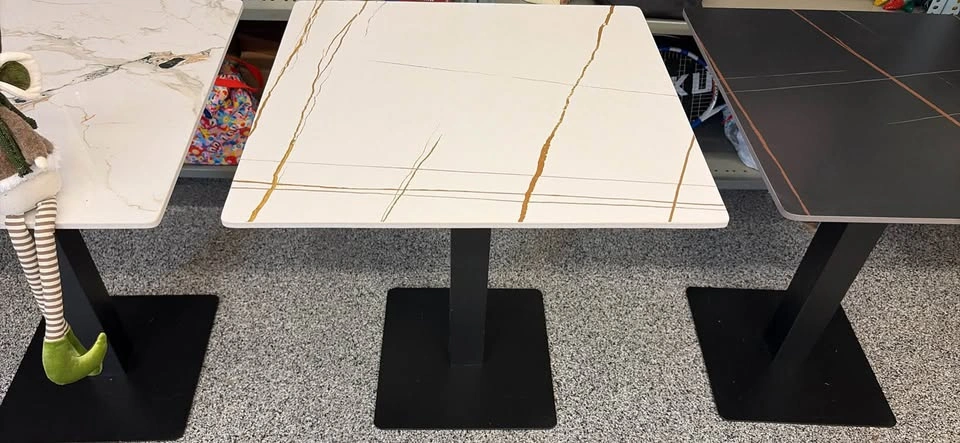 Scratch resistant restaurant tables, sinter stone top - photo 4