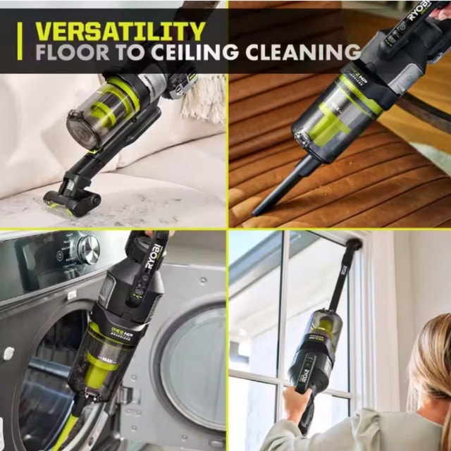 BRAND NEW Ryobi 18V ONE+ High Performance Stick Vacuum - photo 5