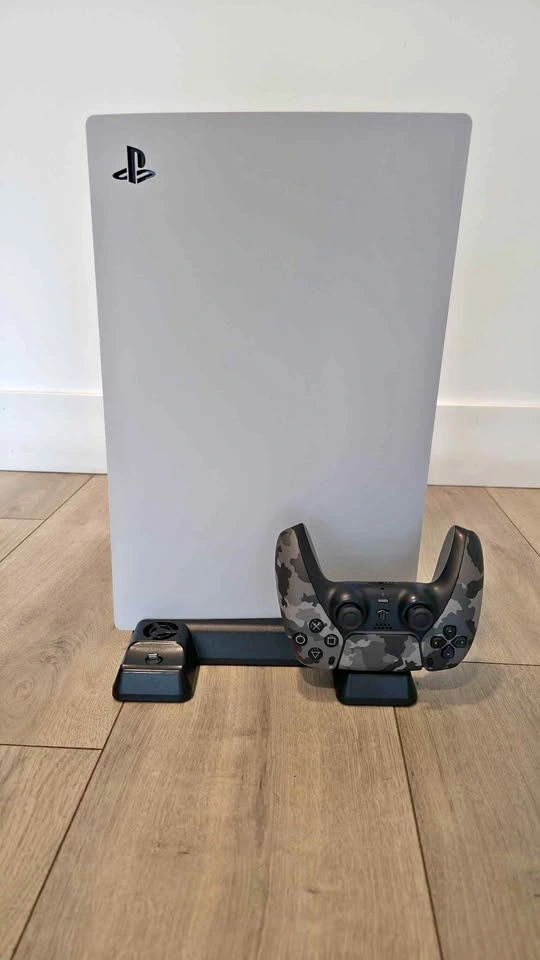 Sony PlayStation 5 Console with Camo Controller and Charging Sta