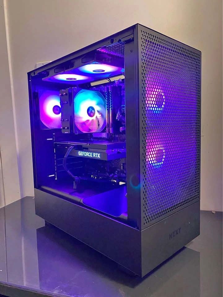 Black RTX 3070 Gaming PC – Ready for 1080p & 1440p Gaming