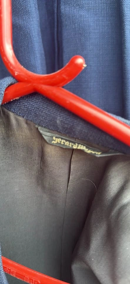 Gerardim Navy Blue Suit Jacket and Skirt - photo 3