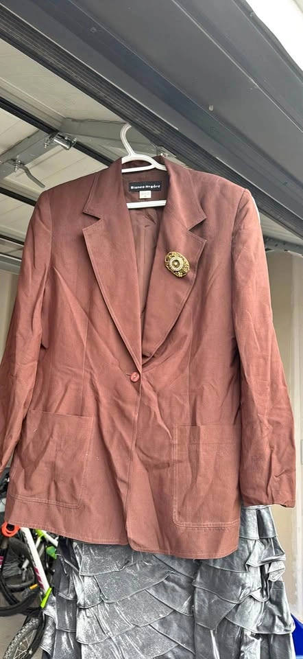 Bianca Nygård Brown Blazer Size 12