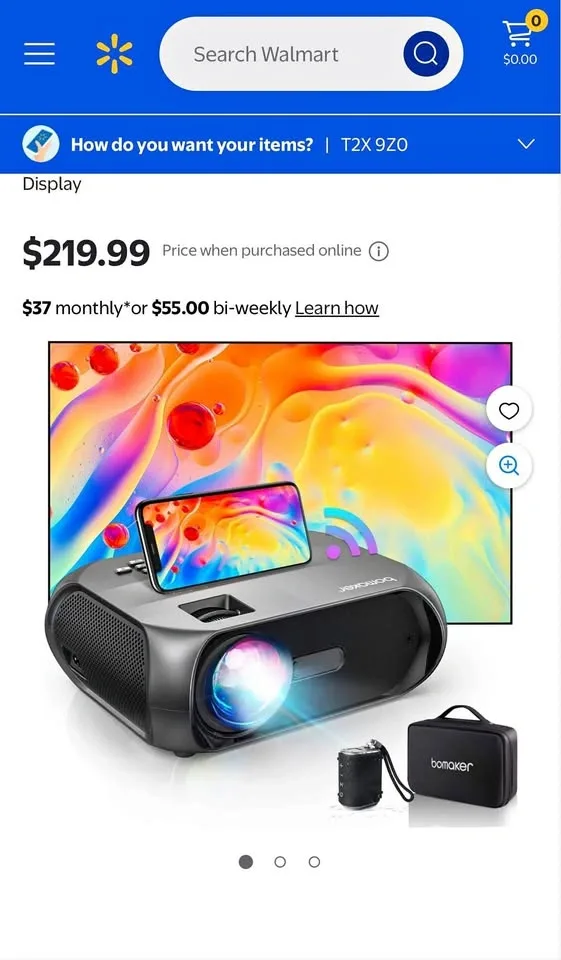 Bomaker Projector with screen