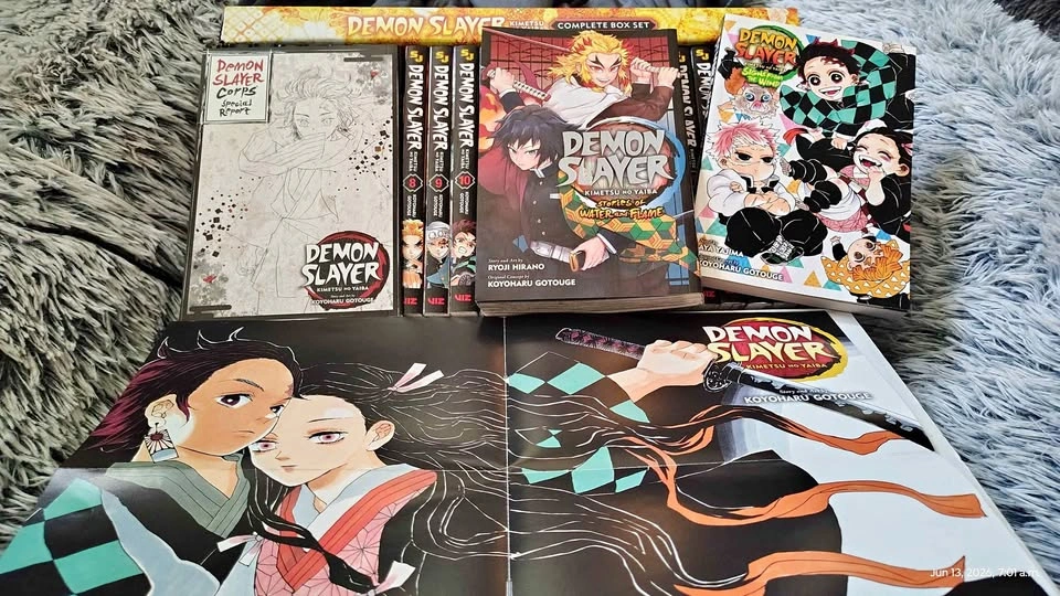 Demon Slayer manga 1-23 with two bonus books