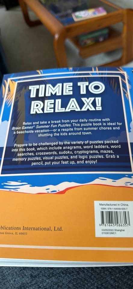Brain Games Summer Fun Puzzles - photo 2